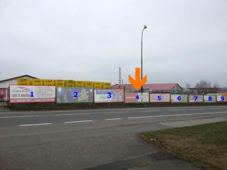 Foto 1 - Reklamní plocha k pronájmu - reklama na plotě 7,5 m2 Žďár nad Sázavou