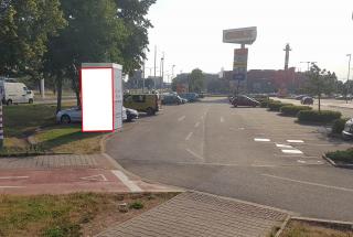 Foto 5 - Reklamní plocha k pronájmu - Reklamní kostka 4,5 m2 Hradec Králové