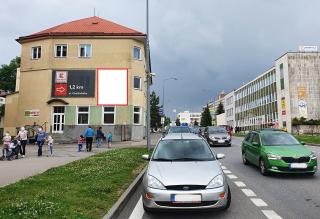 Foto 1 - Reklamní plocha k pronájmu - štít domu - reklamní plachta 12 m2 Žďár nad Sázavou
