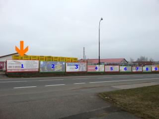 Foto 1 - Reklamní plocha k pronájmu - reklama na plotě 10 m2 Žďár nad Sázavou